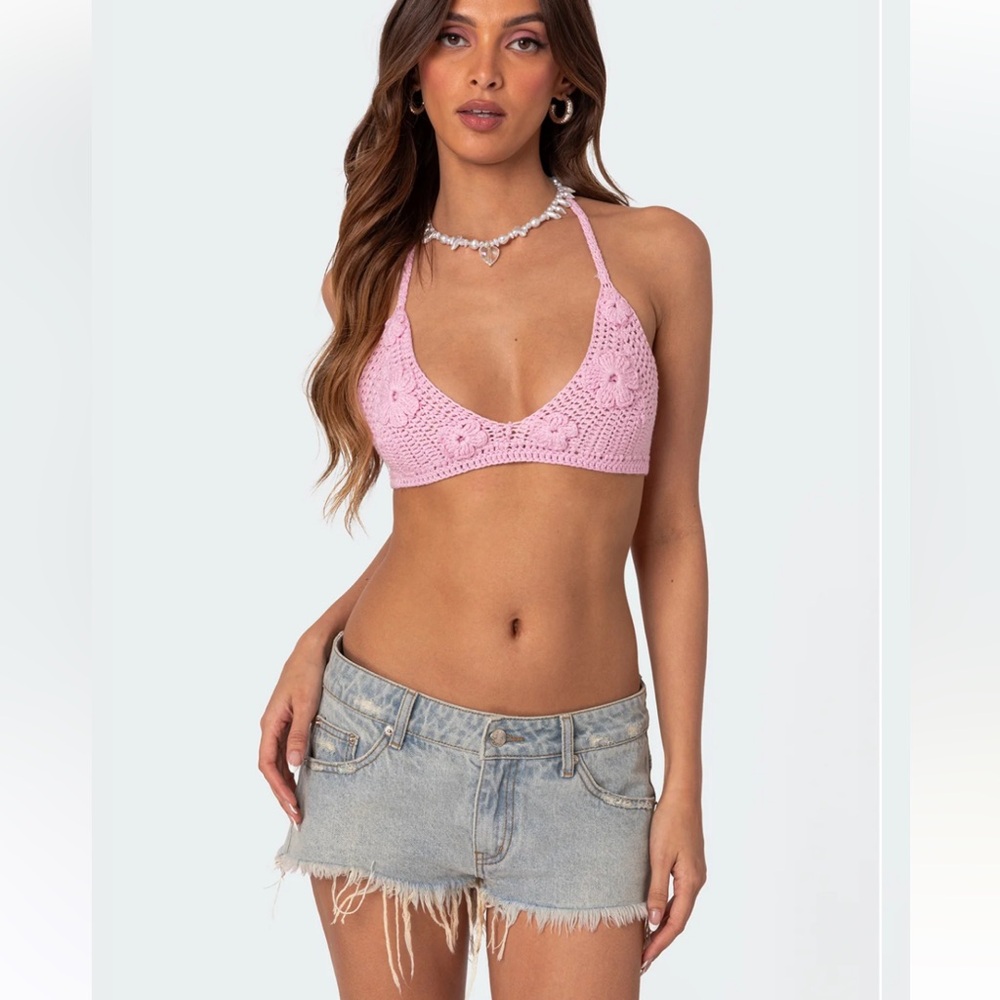Brand new with tags edikted crochet top size Xsmall